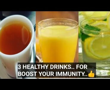 #Immunityboosterdrink Boost your immunity against covid-19 n other virus | 3 megical drinks |Healthy