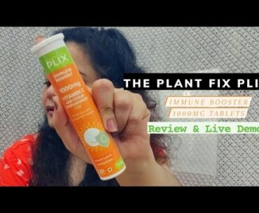 PLIX Immune Booster 1000mg Vitamin C Tablets | Honest Review & Live Demo | Quirkish Queen