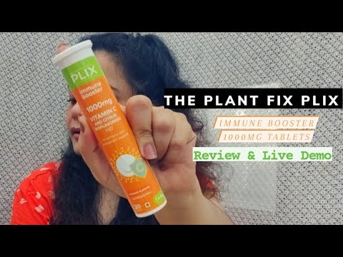 PLIX Immune Booster 1000mg Vitamin C Tablets | Honest Review & Live Demo | Quirkish Queen