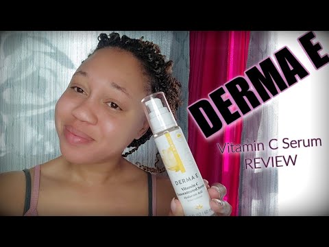 DERMA E  Vitamin C Concentrated Serum DEMO & Review | EuniyceMari