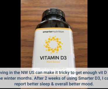 Plant-Based Vitamin D3 Immune Support with Vegan K2 Complex in a Vegetarian Softgel - Includes...