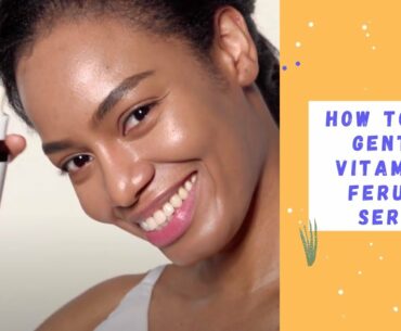 How to Use Gentle Vitamin C Ferulic Serum | By Wishtrend | YesStyle Korean Beauty