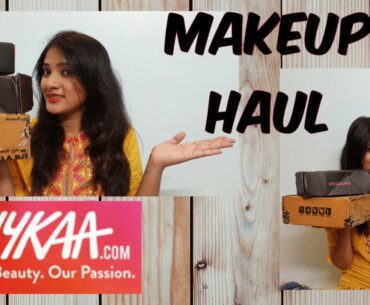#nykaahaul #makeuphaul Nykaa Makeup Haul || Nail polish || Kajal || Eyeshadow || Lipstick ||