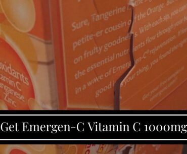 Buy Emergen-C Vitamin C 1000mg Powder (30 Count, Tangerine Flavor, 1 Month Supply), With Antiox...