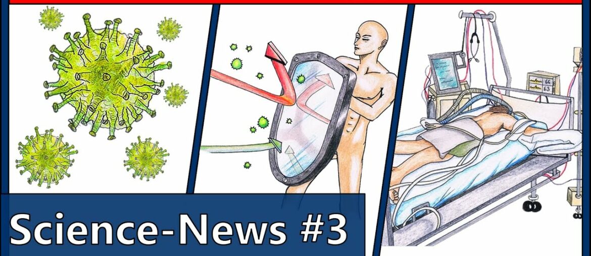 News: Aerosole & Abstand | Coronavirus & Immunsystem | Sterblichkeit beatmeter Covid-19 Patienten