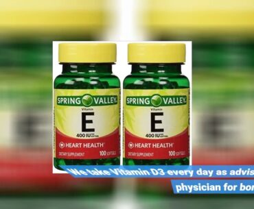 Spring Valley Vitamin D3 Softgels, 5000 IU, 250 Count Bottle