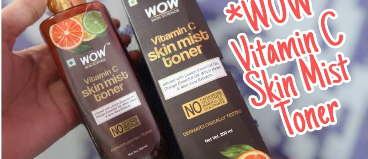 Wow Skin Science Vitamin C Face Mist Toner !! Review!! makeoverlife