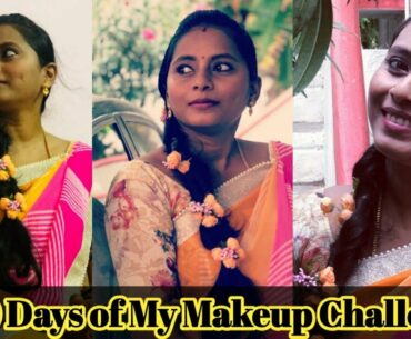 100 Days of My Makeup Challenge: Day1 | Thivya Balamurugan Channel