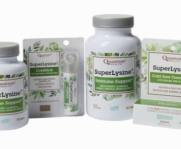 Quantum Health Super Lysine / Advanced Formula Lysine Immune Support with Vitamin C Echinacea Li