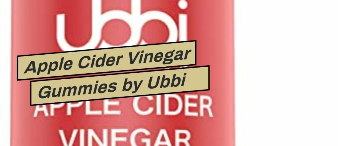 Apple Cider Vinegar Gummies by Ubbi Nutrition (60 Day Supply) Detox Support, Vegetarian, Vitami...