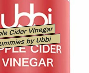 Apple Cider Vinegar Gummies by Ubbi Nutrition (60 Day Supply) Detox Support, Vegetarian, Vitami...