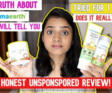 Mamaearth products Review| Brutally Honest Non Sponsored | Mamaearth Vitamin C | Anushka Rathore
