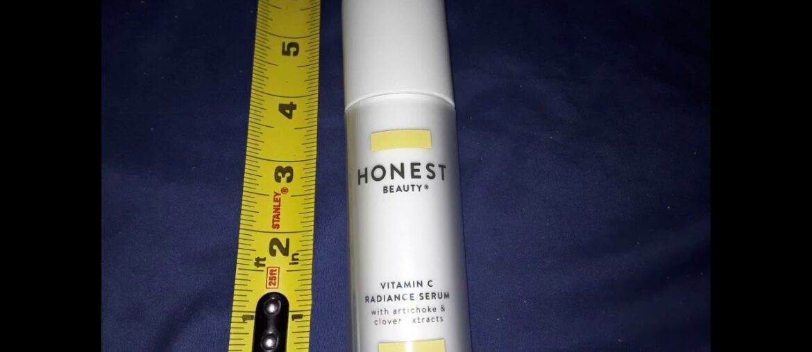 Our New Review: Honest Beauty Vitamin C Radiance Serum with Artichoke & Clover Extracts  Parab...