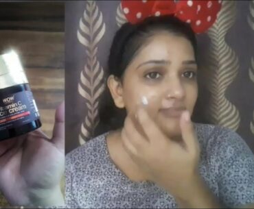 *NEW* WOW Skin Science 20% Vitamin C Face Cream Review in hindi |  glam shruti