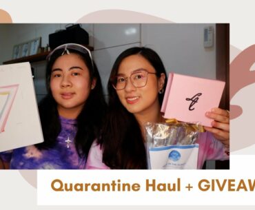 VLOG#9: Quarantine Finds Haul + GIVEAWAY!!! (Lazada, Lucid Lip, Kind Beauty and more!)