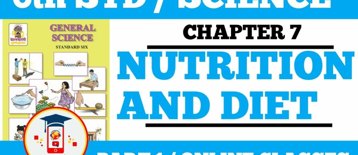 6th Std I Science I chapter 7  Nutrition and Diet I Part 1 I Maharashtra board