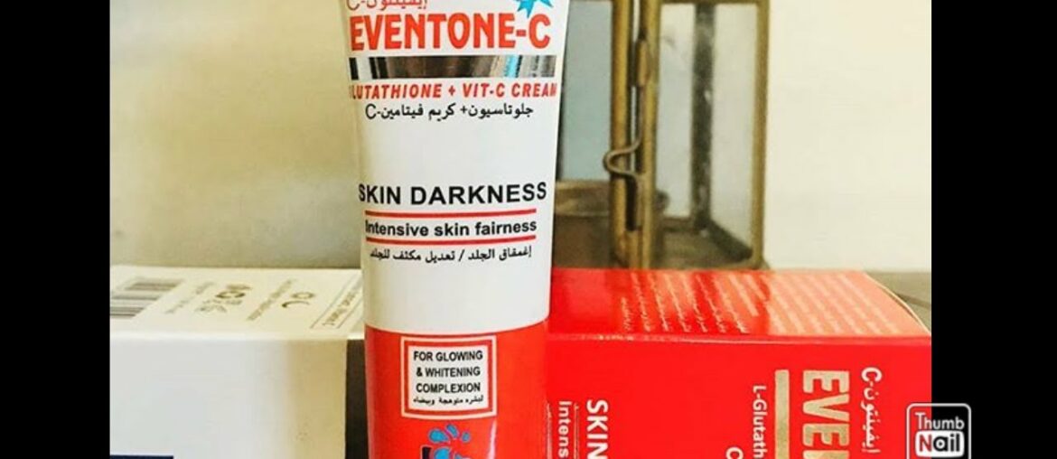 Glutathione + Vitamin C - EVENTONE C Cream Review - Intensive Skin Fairness Urdu Hindi