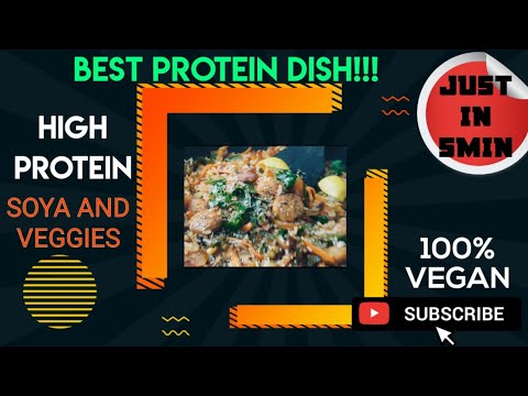 BEST ! PROTEIN DISH SO FAR IN 5 MIN ...|CHECK NOW|#VEGAN #PROTEIN #BODYBUILDING