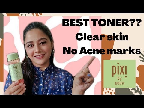 PIXI BEAUTY GLOW TONIC REVIEW | REMOVE ACNE MARKS IN A MONTH | MIRACLE PRODUCT | VITAMIN C TONER
