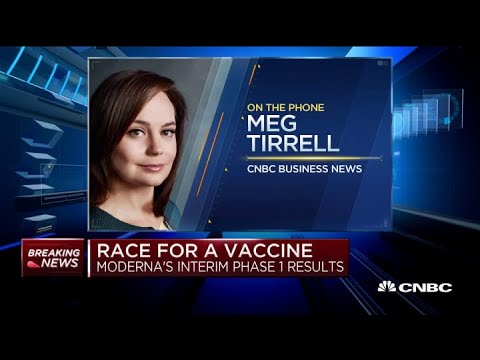 Moderna releases interim phase one vaccine results