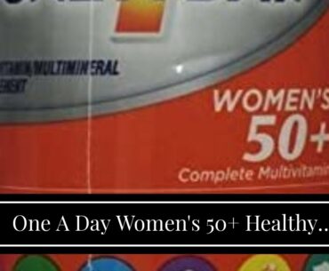 One A Day Women's 50+ Healthy Advantage Multivitamin Multimineral Supplement Tablets, (300 Coun...
