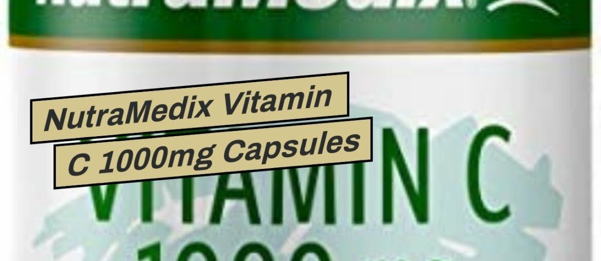 NutraMedix Vitamin C 1000mg Capsules - Ascorbic Acid Supplement for Immune Support - Vegan & No...