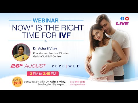 Why is NOW is the right time for an IVF? - Dr Asha S Vijay
