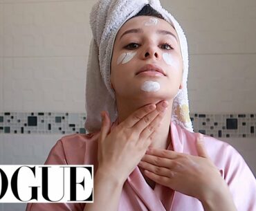 Sara Jhazbhay's Morning Skincare Routine | Beauty Secrets | Vogue (PARODY)