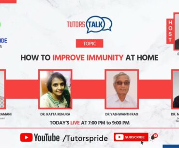 HOW to Improve IMMUNITY@HOME... DISCUSSION by Dr.Renuka ,Mrs.Umanagenramani , Dr.Yesthwanth Rao