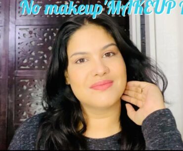 No makeup'MAKEUP LOOK' without foundation |Natural flawless skin with proper contouring |Simplesara