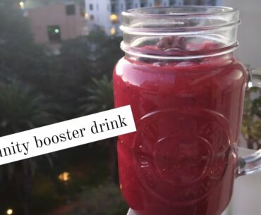 Immunity Booster Mixed Berries Smoothie | Kiwi & Orange | Antioxidant Rich