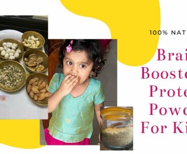 Brain Booster Supplement | Immunity Booster Powder for Kids | Recipe