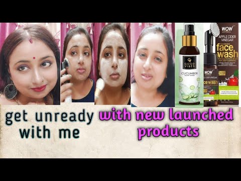 #makeup #wowproductreview #review get unready with me || get glowing skin #swati'sworldnlifestyle