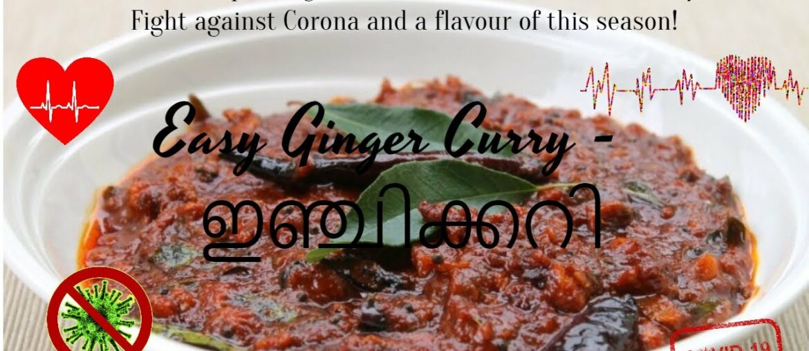 Increase immunity with Ginger Curry | Health DIY | Happy Onam | Onam ashamsakal | Fight Corona