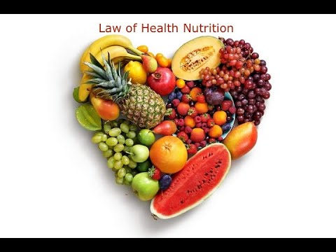 The Law of Health Nutrition / Giving Glory to God in the Investigative Judgment