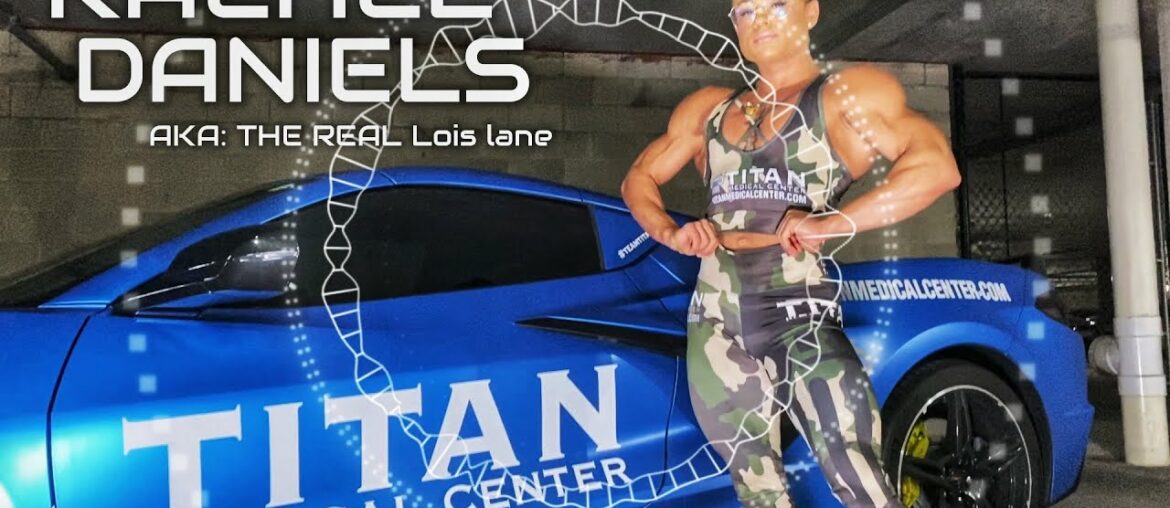Titan Medical sponsored athlete FBB Rachel Daniels AKA: "Real Lois Lane" stops by the office!