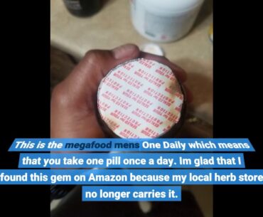 User Review : MegaFood, Men's One Daily, Daily Multivitamin and Mineral Dietary Supplement with...