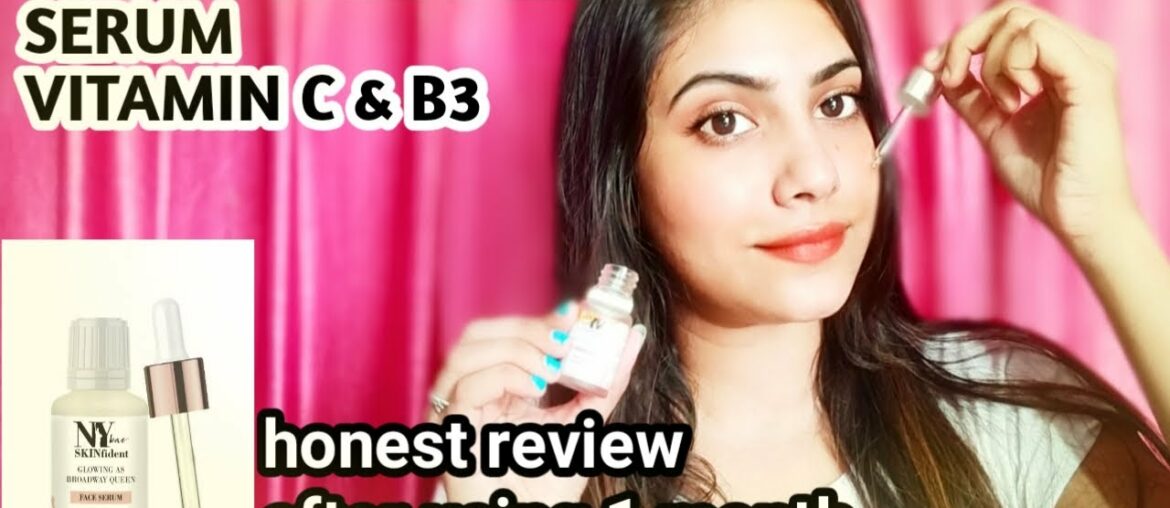 NY BEA SKINFIDENT SERUM VITAMIN C & VITAMIN B3/ NY BEA SKINFIDENT SERUM REVIEW / HONEST REVIEW