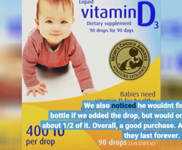 Best Reviewed!: Ddrops Baby Liquid Vitamin D3 Supplement 400 Iu - 0.08 Fl Oz - 2 Pk