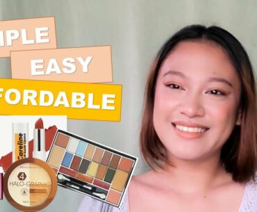 FIRST IMPRESSION: SIMPLE, EASY AND NATURAL MAKEUP USING AFFORDABLE DRUGSTORE PRODUCTS