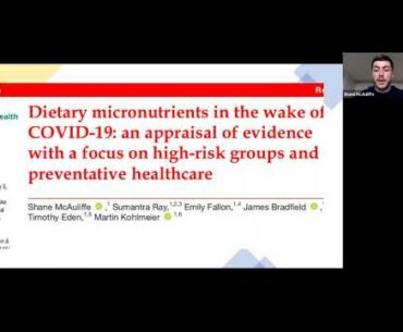 Journal Club: Nutrition and COVID19: The cutting edge of emerging evidence and a look to the future