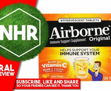 AirBorne, Original, Immune Support, Blast of Vitamin C, Zesty Orange, 3 Tubes, 10 Effervescent