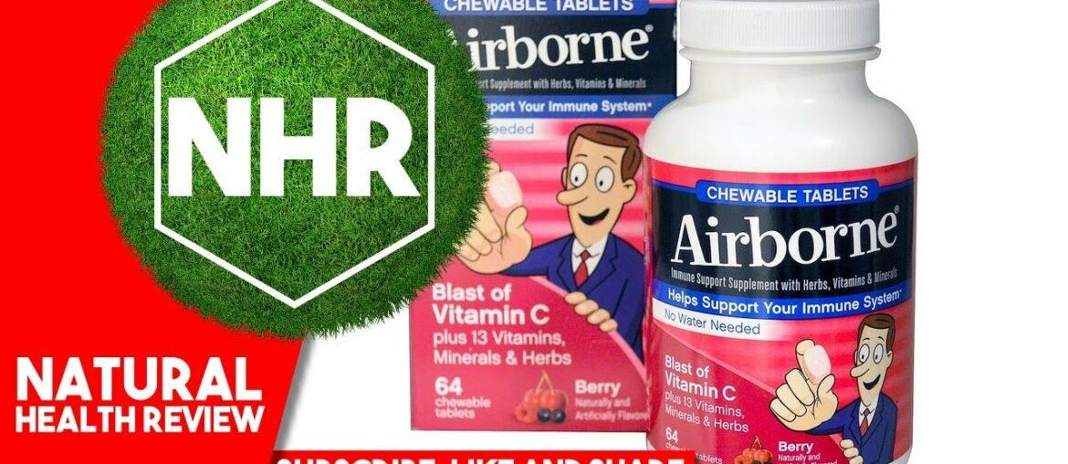 AirBorne, Blast of Vitamin C, Berry, 64 Chewable Tablets