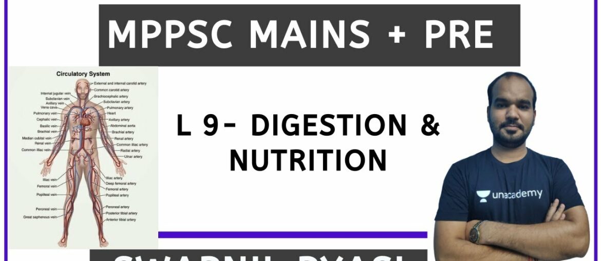 L 9 - Digestion & Nutrition | Life Science/Biology l MPPSC 2020/2021 l Swapnil Pyasi