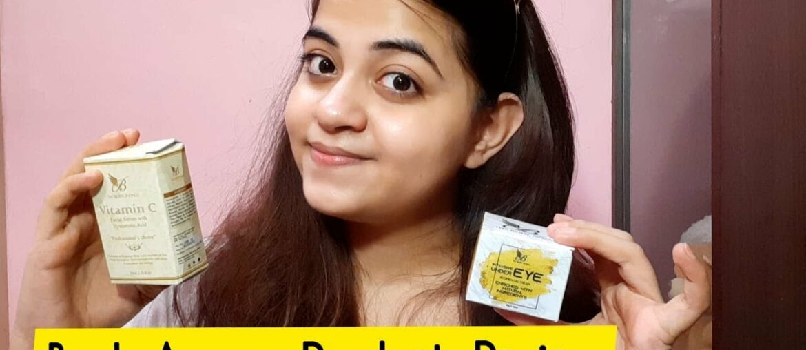 Body Avenue Vitamin C Serum & Under Eye Gel Creme | First Impression Review and Demo