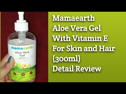 Mamaearth Aloe Vera Gel With Vitamin E For Skin and Hair#REVIEW#HUSTLE OF SHINE