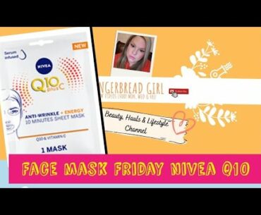 Face mask Friday nivea q10 and vitamin c