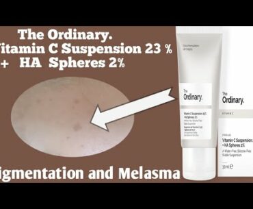 The Ordinary Vitamin C Suspension 23 % + HA Spheres  2%  First Impressions