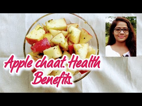 Apple chaat Recipe. Healthy benefits of Apple salad. An Apple's in a day keeps the Doctor away.