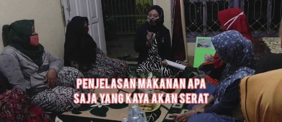 SOSIALISASI MAKANAN BERGIZI SAAT PANDEMI COVID-19 - KKNT 2020